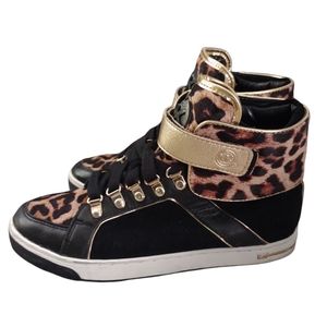 Michael Kors Size 7.5 Greenwich Cheetah Print Sneakers